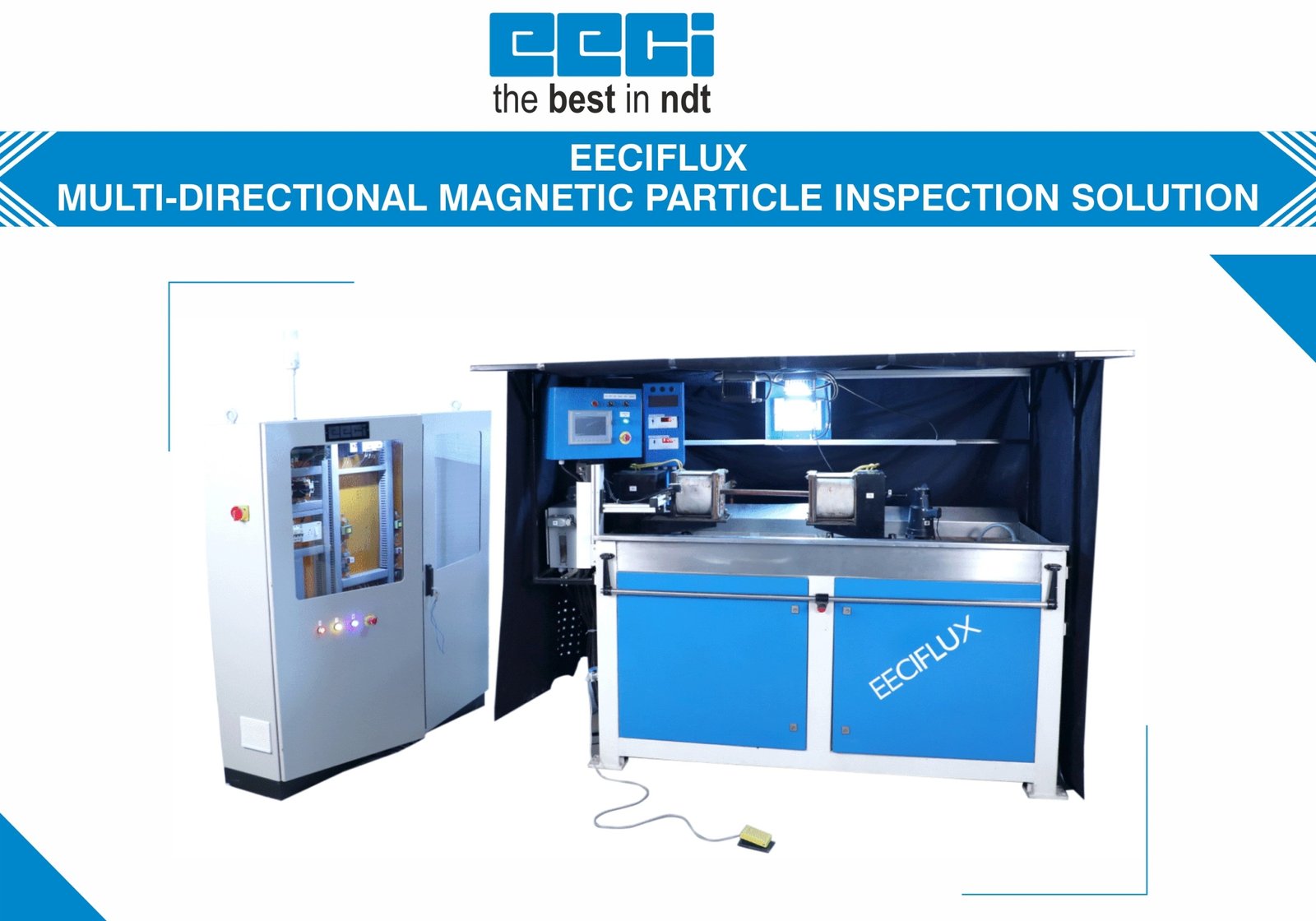 EECIFLUX MULTI-DIRECTIONAL MAGNETIC PARTICLE INSPECTION SOLUTION